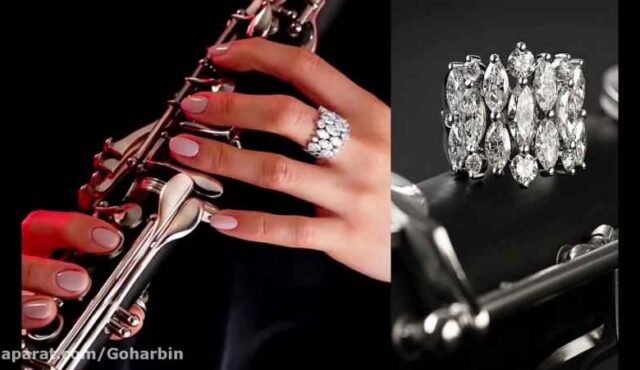 انگشتر الماس از مجموعه جواهرات عروس گوهربین